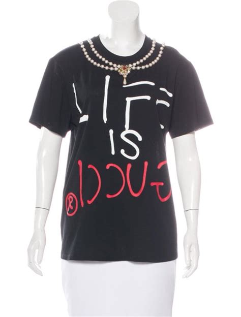 life is gucci t shirt dress|lace gucci mid length dress.